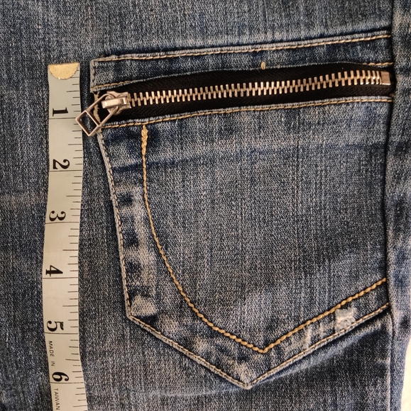 AB Wide Leg Blue Jeans with multiple pockets - Picture 12 of 16